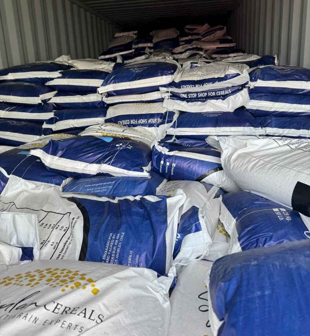 yến mạch bao 25kg nhập khẩu từ Chi Lê