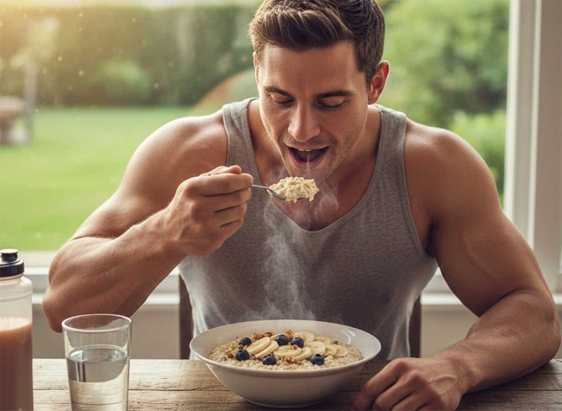 yến mạch luôn là "người bạn tốt" với các Gymer