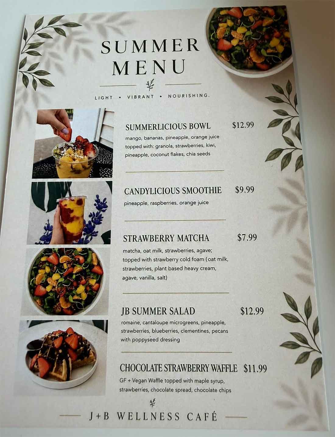Hạt chia giúp menu quán có thêm câu chuyện dinh dưỡng
